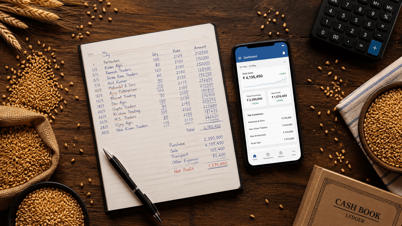How to Manage Daily Anaj Mandi Transactions Without Excel